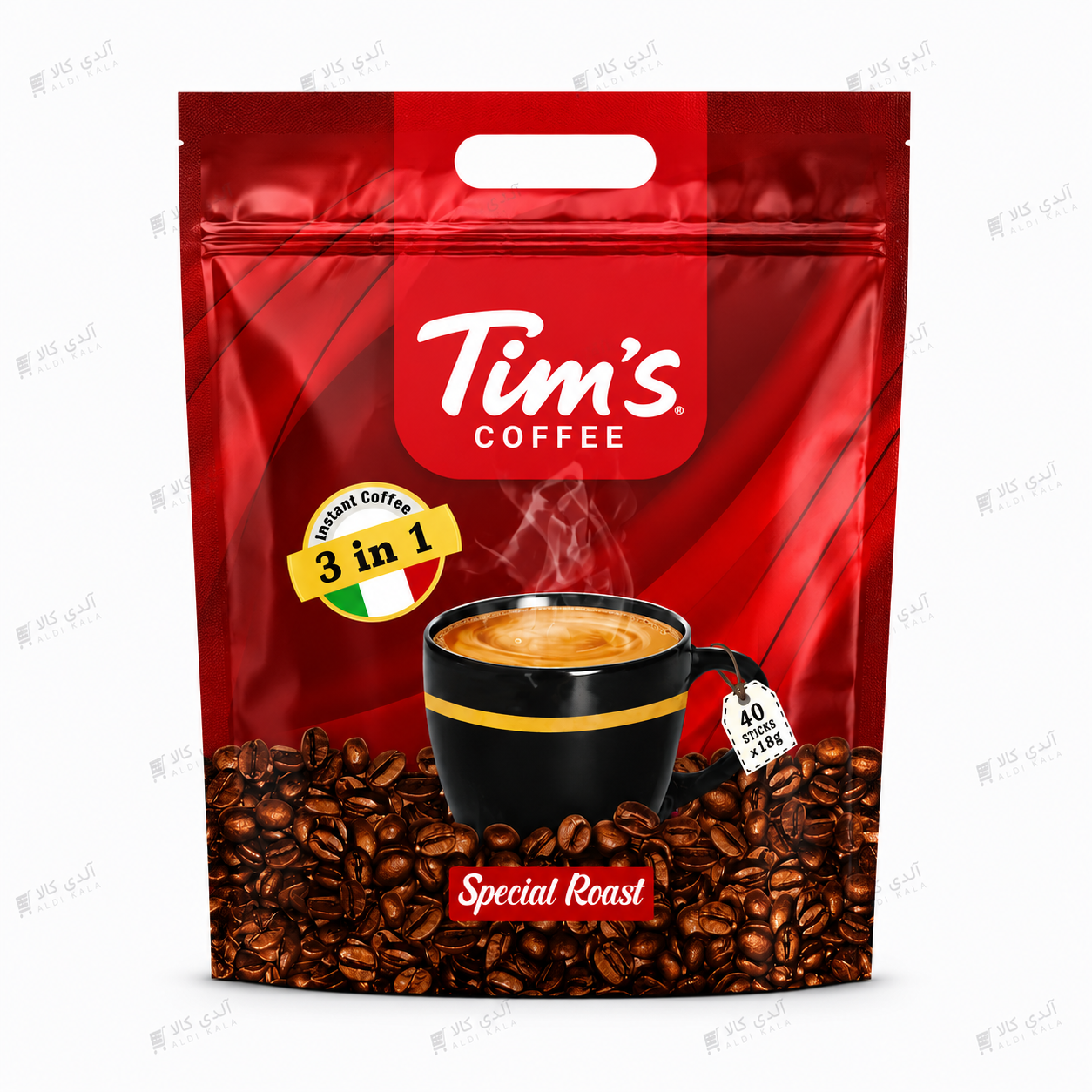 tims-coffee-3in1-front.webp کافیمیکس تیمز 48 عددی 20 بسته ای - تصویر 1