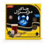 چای کیسه‌ای عطری دو غزال ۱۰۰ عددی