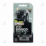 خودتراش ۳ لبه دورکو مدل Dorco Pace 3 Portable، کارتن ۱۲ بسته‌ای  هر بسته ۶ عدد