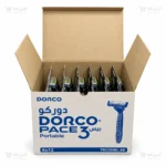 خودتراش ۳ لبه دورکو مدل Dorco Pace 3 Portable، کارتن ۱۲ بسته‌ای  هر بسته ۶ عدد - تصویر 4