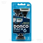 خودتراش ۶ لبه دورکو Pace 6 Portable بسته ۱۲ عددی، هر بسته ۳ عدد