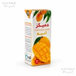 نوشیدنی میوه‌ای انبه دمیکز ۲۲۰ میلی‌لیتر بسته ۳۶ عددی